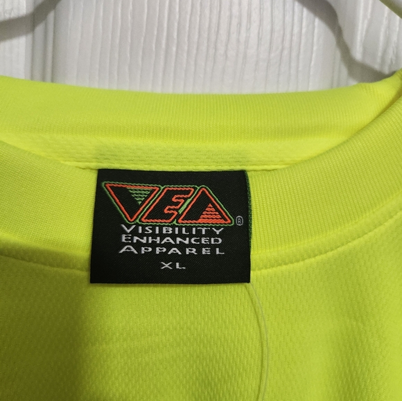 VEA Visibility Enhanced Apparel Work Shirt 3m Scotchlite NWT XL - Picture 5 of 7